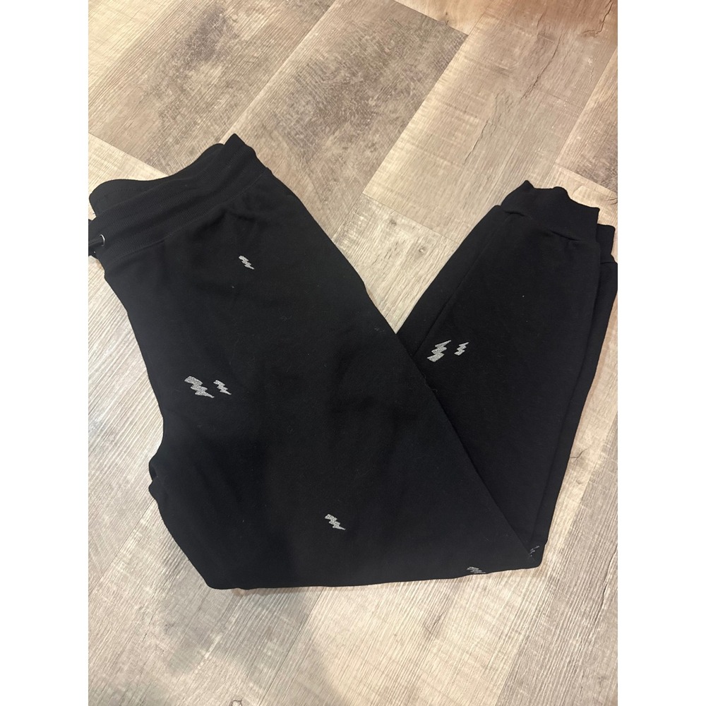 Honeydew Intimates Black Lightning Bolt Joggers - Size Small